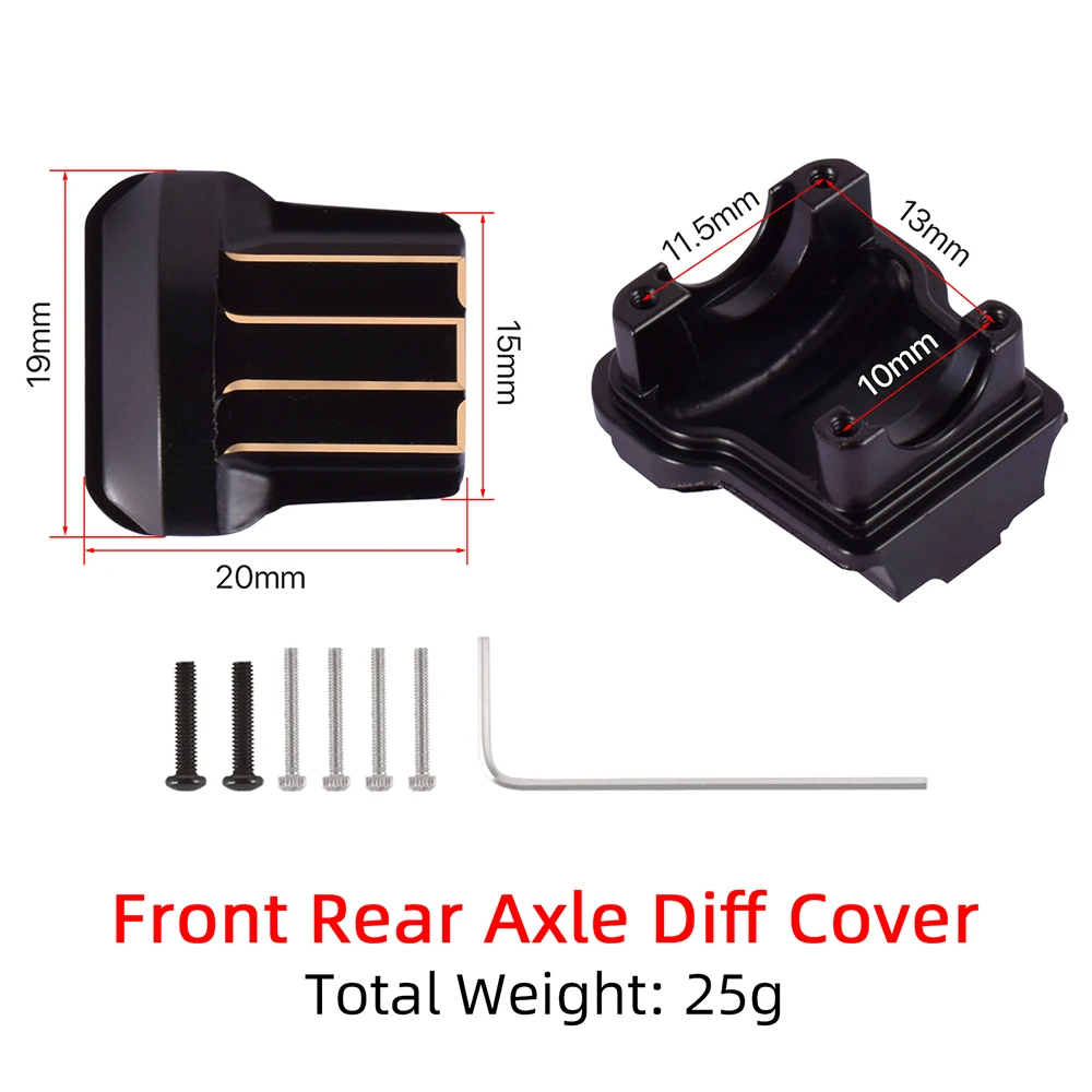 For TRX4M Upgrades Brass Steering Link Knuckle Alex Diff