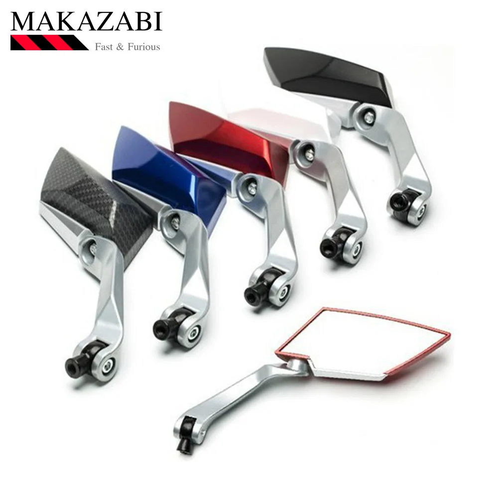 Universal Motorcycle Mirror Aluminum Rearview FOR KAWASAKI NINJA ZX-10R Z750 H2 ZX-6R(636) ER-4N W800 ETC. | Автомобили и