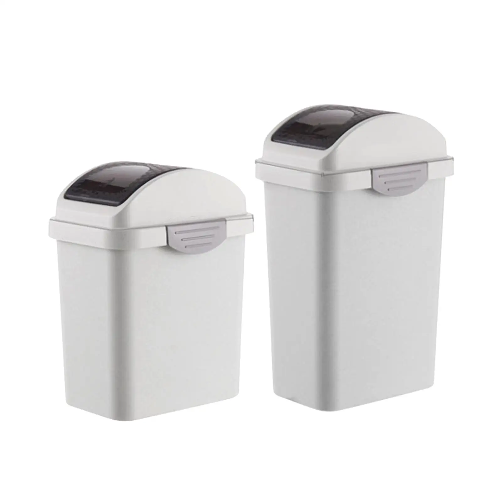 Creative Trash Can with Lid Large Capacity Multipurpose Durable Rubbish
