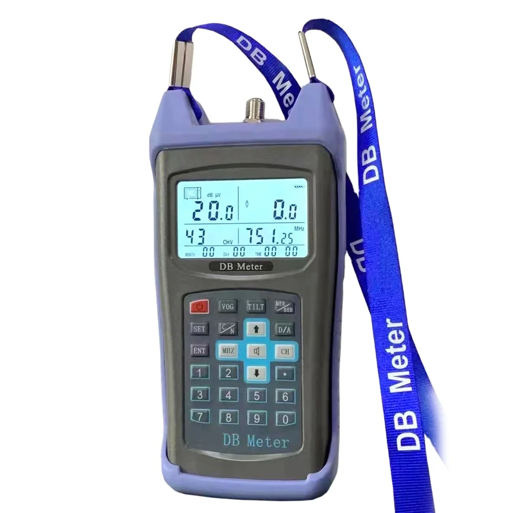 

MS9802Q Digital Signal TV Field Strength Meter Support DVB-C Signal Strength Measurement 46MHz-870MHz