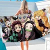 Demon Slayer Beach Towel For Kids Personalized Bath Towel Pool Towel Vacation Gift Picnic Towel Party Gift 1
