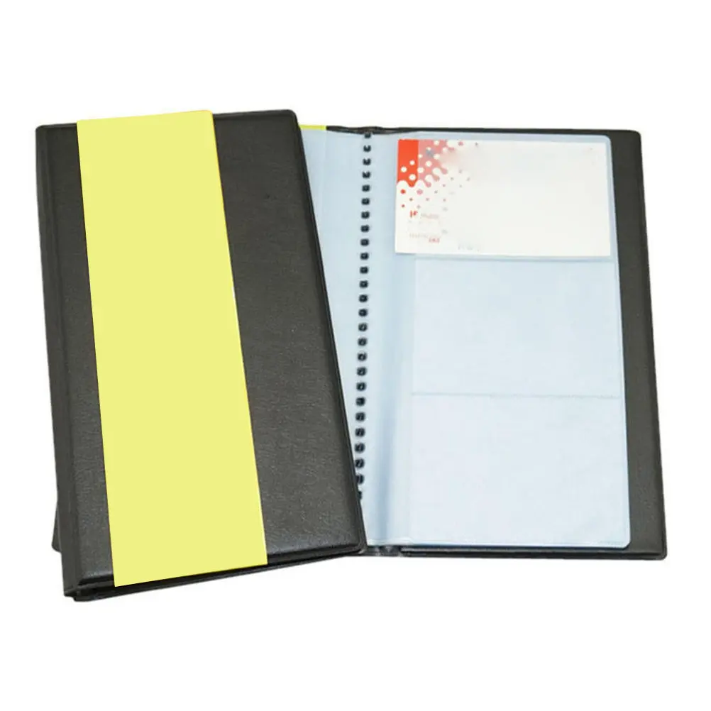 비즈니스 앨범 카드 홀더 얇고 가벼운 신용카드, 기프트 카드, 신분증 정리용 보안 보관함, 휴대용 북 케이스