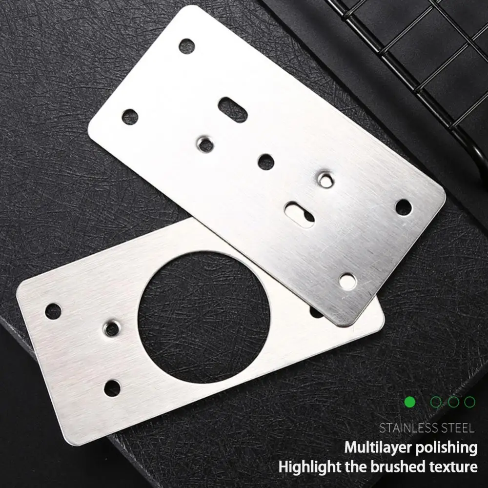 Description Picture 6 of itemStainless Steel Hinge Repair Plate For Cabinet Furniture Hinges Mounting Plate For Kitchen Cupboard Door Fixing Screws Hardware
