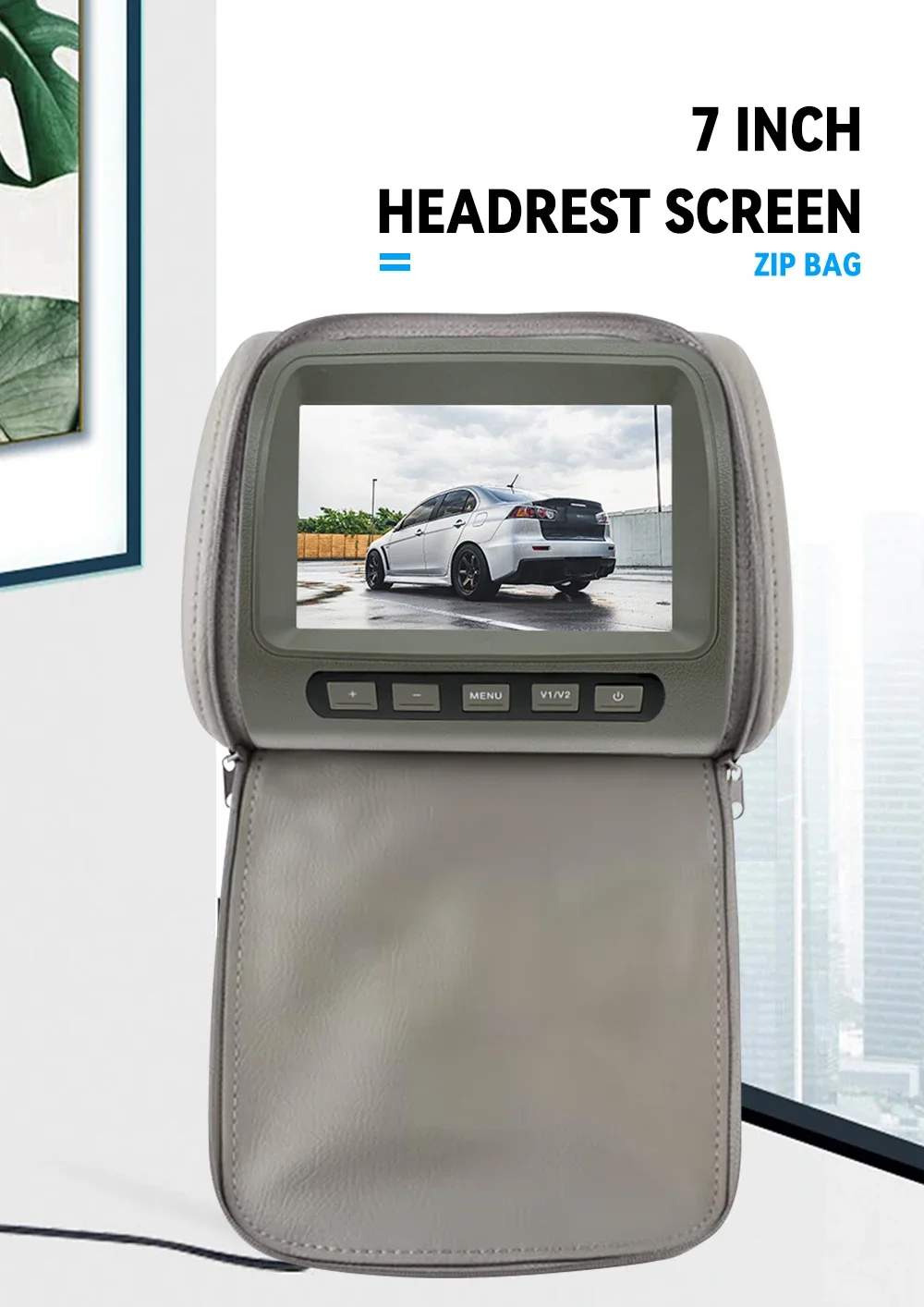 (未使用･未開封品)　Absolute DPH-980PKGB 9.5-Inch Headrest Pillow Monitor with DVD Player USB/SD/MMC Ready Pair (Black) by Absolute p1m72rm Amazon.com: Absolute DPH-980PKGB 9.5-Inch Headrest Pillow