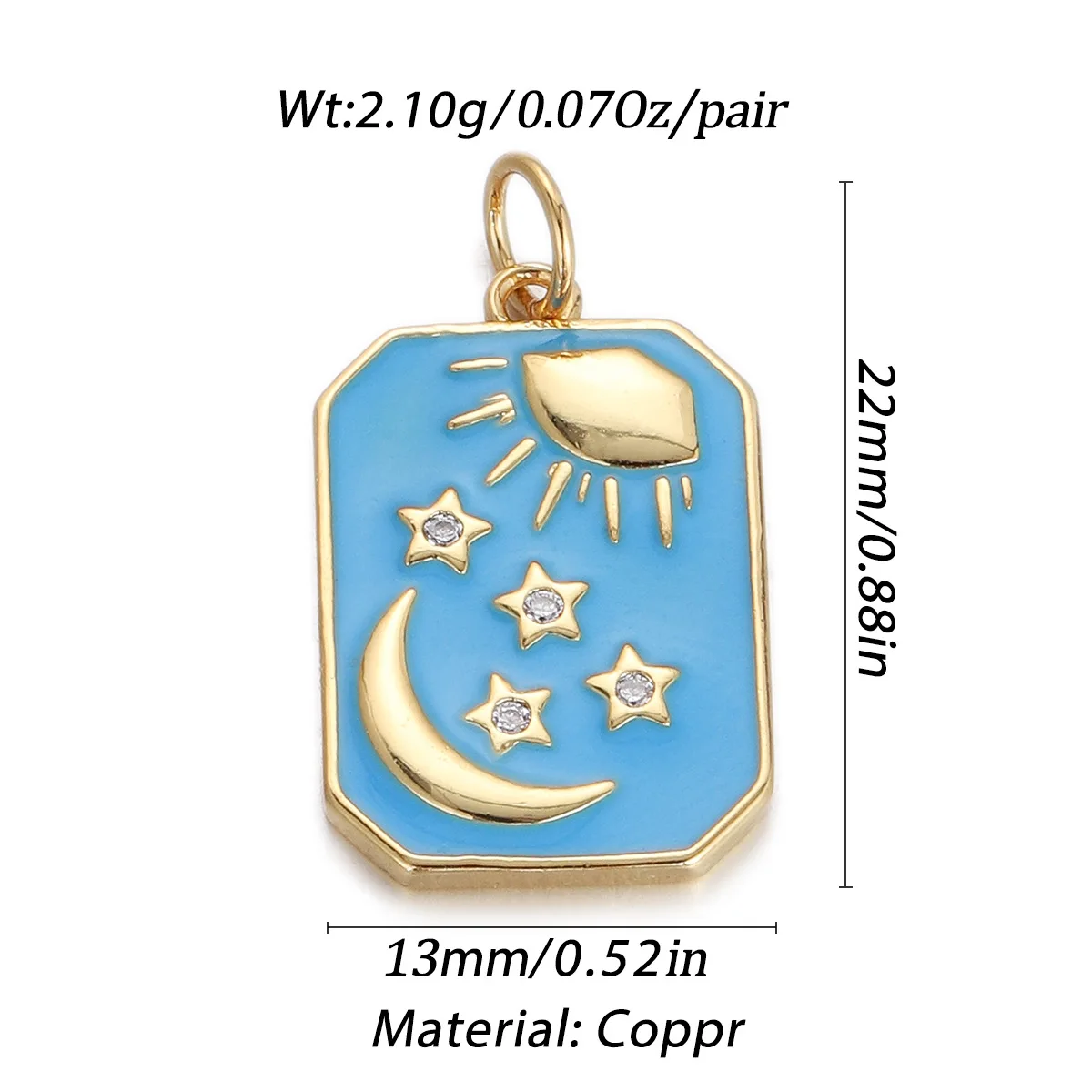 Stylish Chic Customizable Hypoallergenic Drop Oil Heart Pendant Handmade DIY Jewelry Accessories 12
