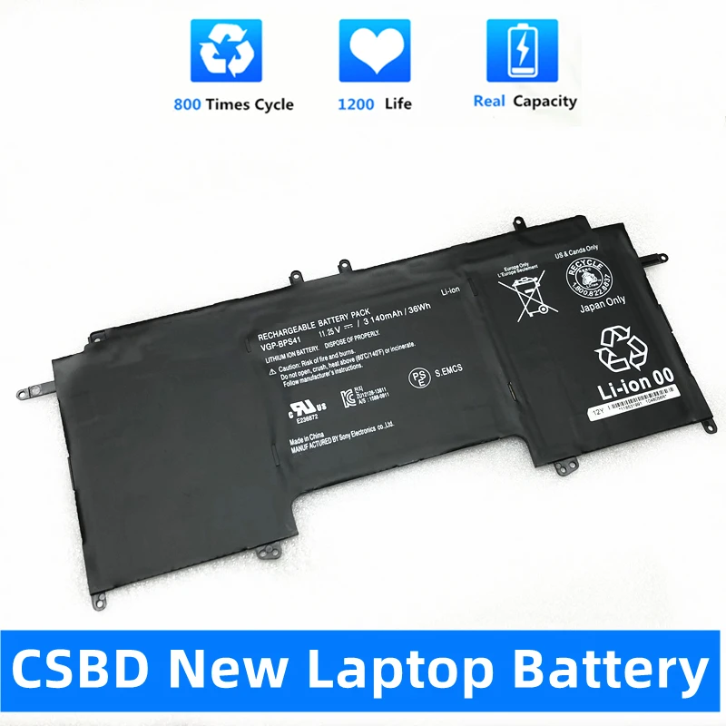 

CSMHY New VGP-BPS41 BPS41 Laptop Battery For Sony Vaio Flip13 SVF13N SVF13N13CXB SVF13NA1UL SVF13N18SCB SVF13N25CG SVF13N17SCB