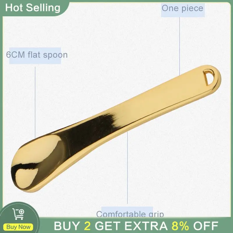 EyeCreamApplicatorMetalMiniCosmeticSpatulaCurvedScoopMakeupMaskCreamSpoonEyeCream