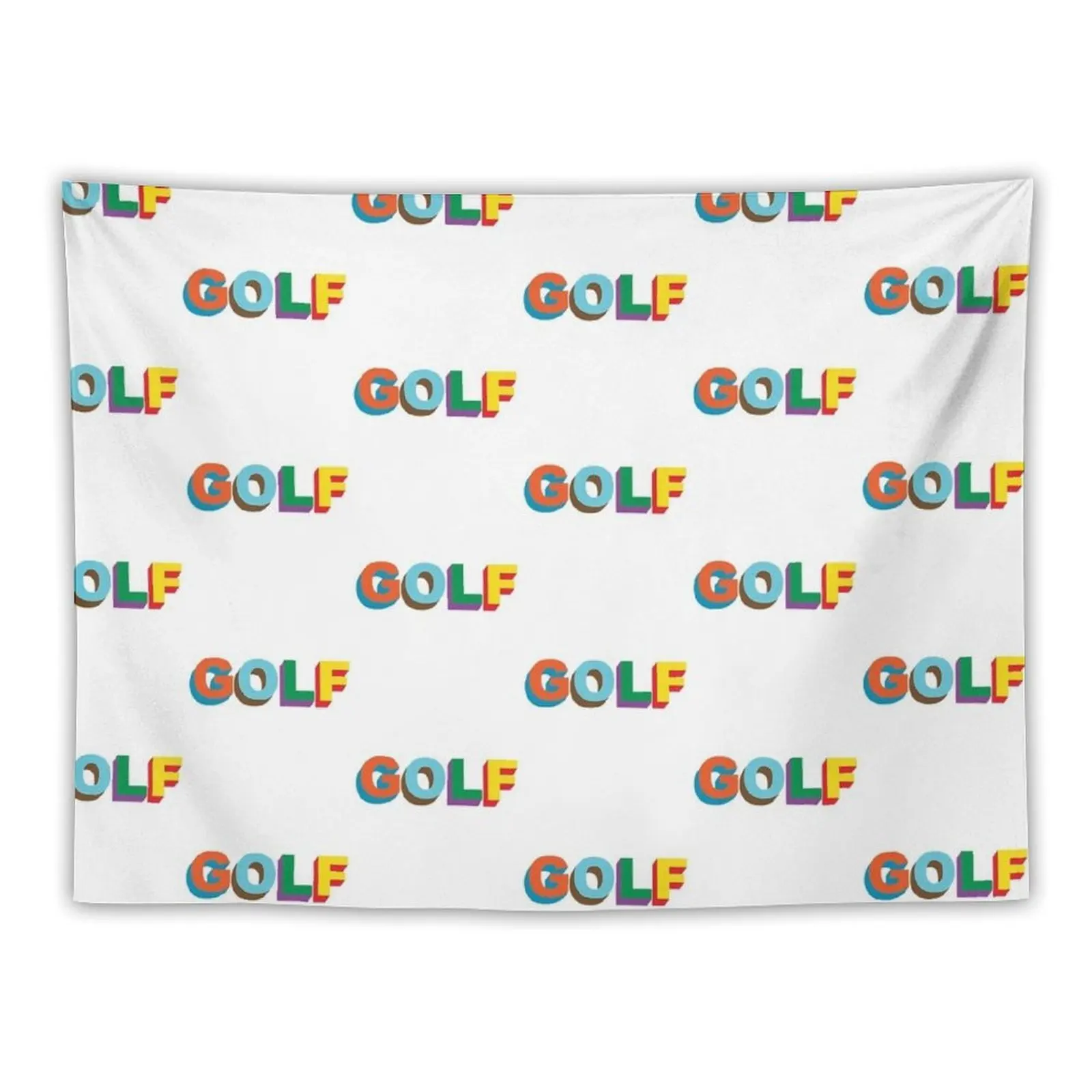 

G O L F Tapestry On The Wall Room Aesthetic Home Decoration Tapestry