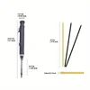 Metal Carpenter Pencil Built-in Sharpener 4-Color Lead Refills Woodworking & DIY Crafts, Deep Hole Marking Construction 4