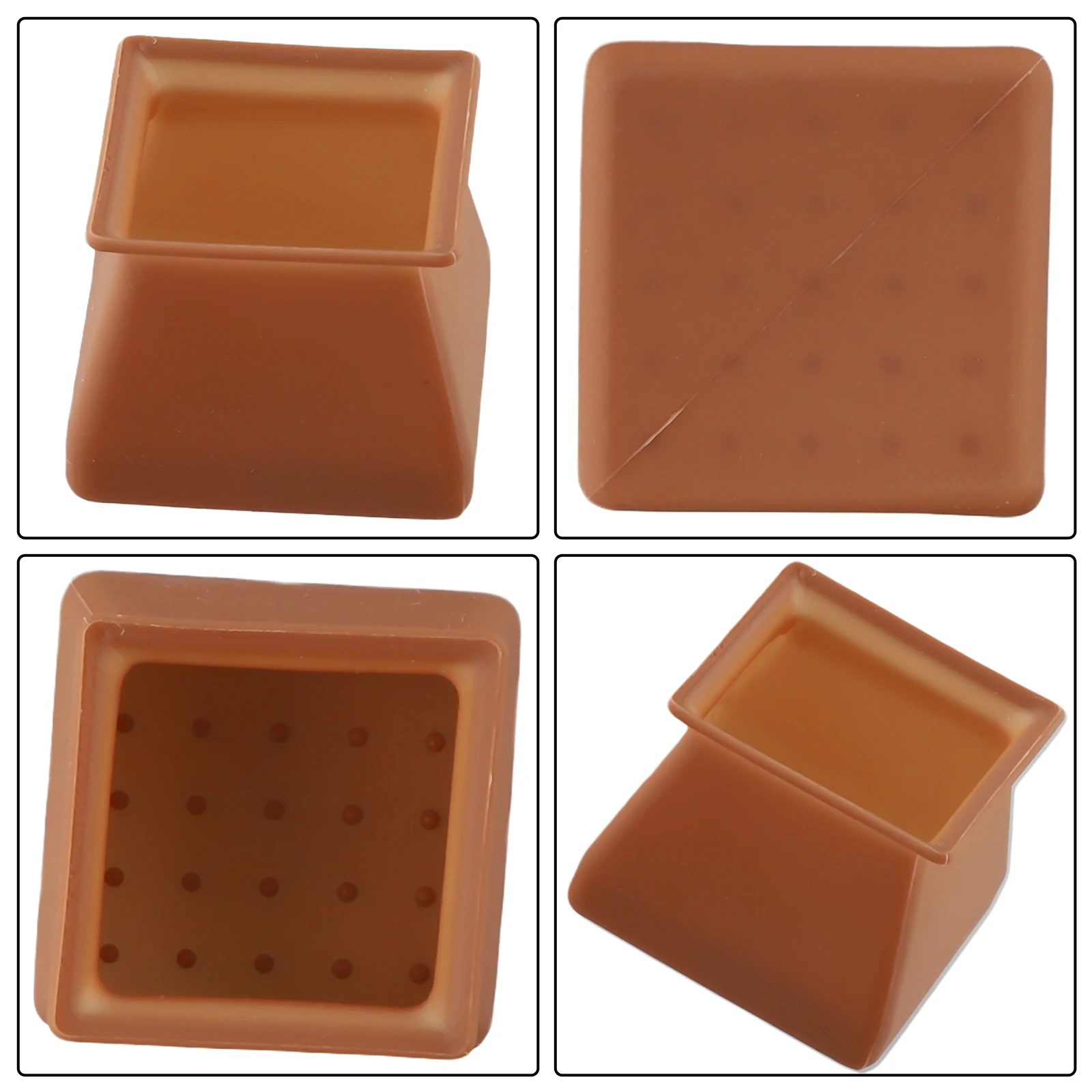 

1 шт., силиконовые накладки на ножки стула, 3,7x3,7x3 см