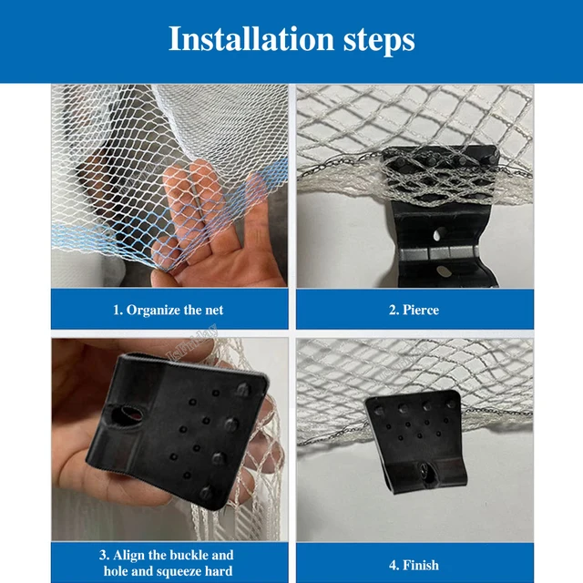 50/100Db Napsütéses Nettó Klipek Pillangó Típusú Üvegházhatású Film Klip Kerti Mezőgazdasági Szerszámok Elleni Hálóellenes Horog - Image 5