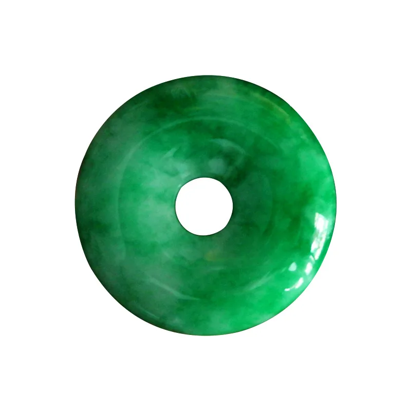 Natural Black Ink Jade Hand Carved Safety Buckle Pendant Fashion Jewelry Men's and Women's Black Necklace Gift Accessories