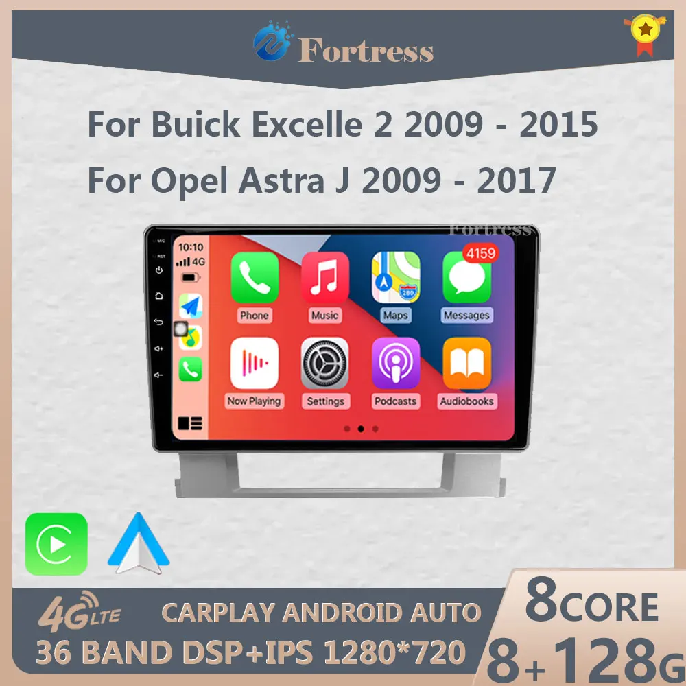 

Android 13 для Buick Excelle 2 2009 - 2015 для Opel Astra J 2009 - 2017 Автомагнитола мультимедийная навигация видеоплеер Стерео GPS