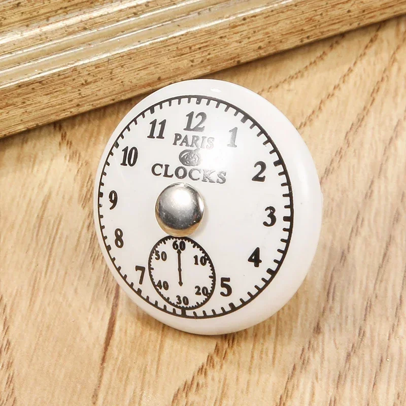 Furniture Handles Kitchen Door Handles White Print Ceramic Door Knobs And Handles Furniture Drawer Knobs Cupboard Door Handles Single Hole Cabinet With Screws