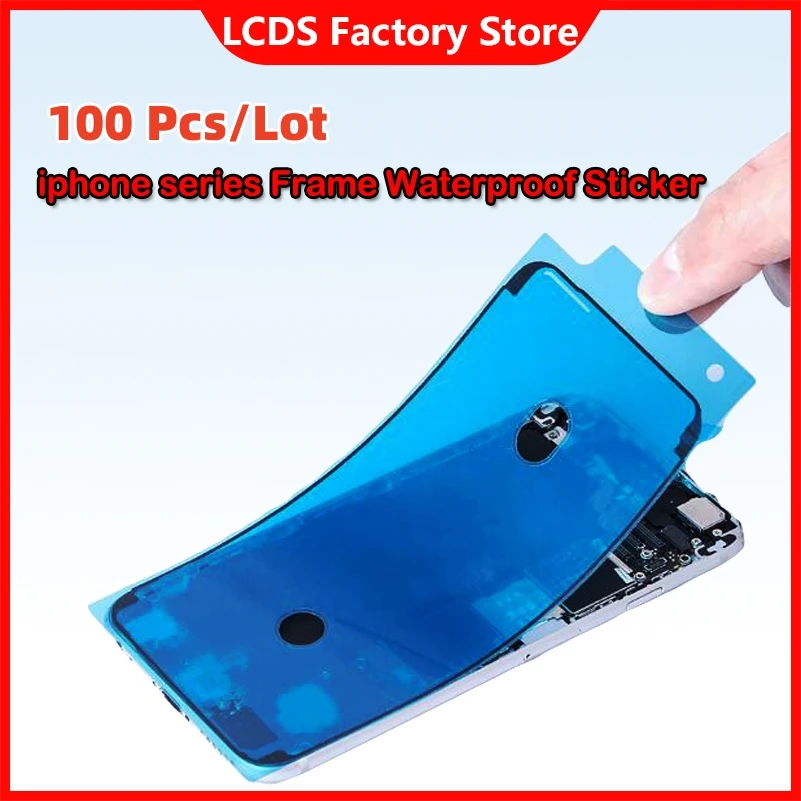 Adesivo Impermeabile Da 100 Pezzi Per Iphone 11 11Pro Max 6 7 8 6S Plus Cornice Per Display Lcd Bezel Seal Tape Colla 3M Adesivo