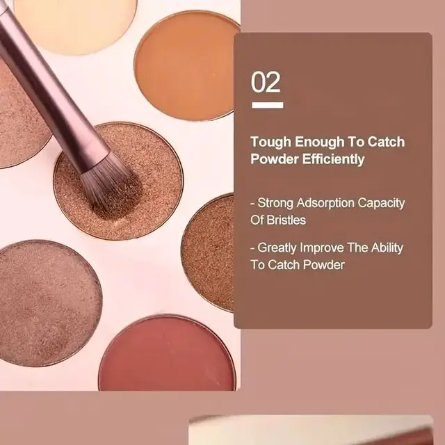 13 PCS Cosmetic Brushes Set Eye Shadow Foundation BB Cream Concealer Women Cosmetic Brush Eyeshadow Blush Powder Blending Beauty 5