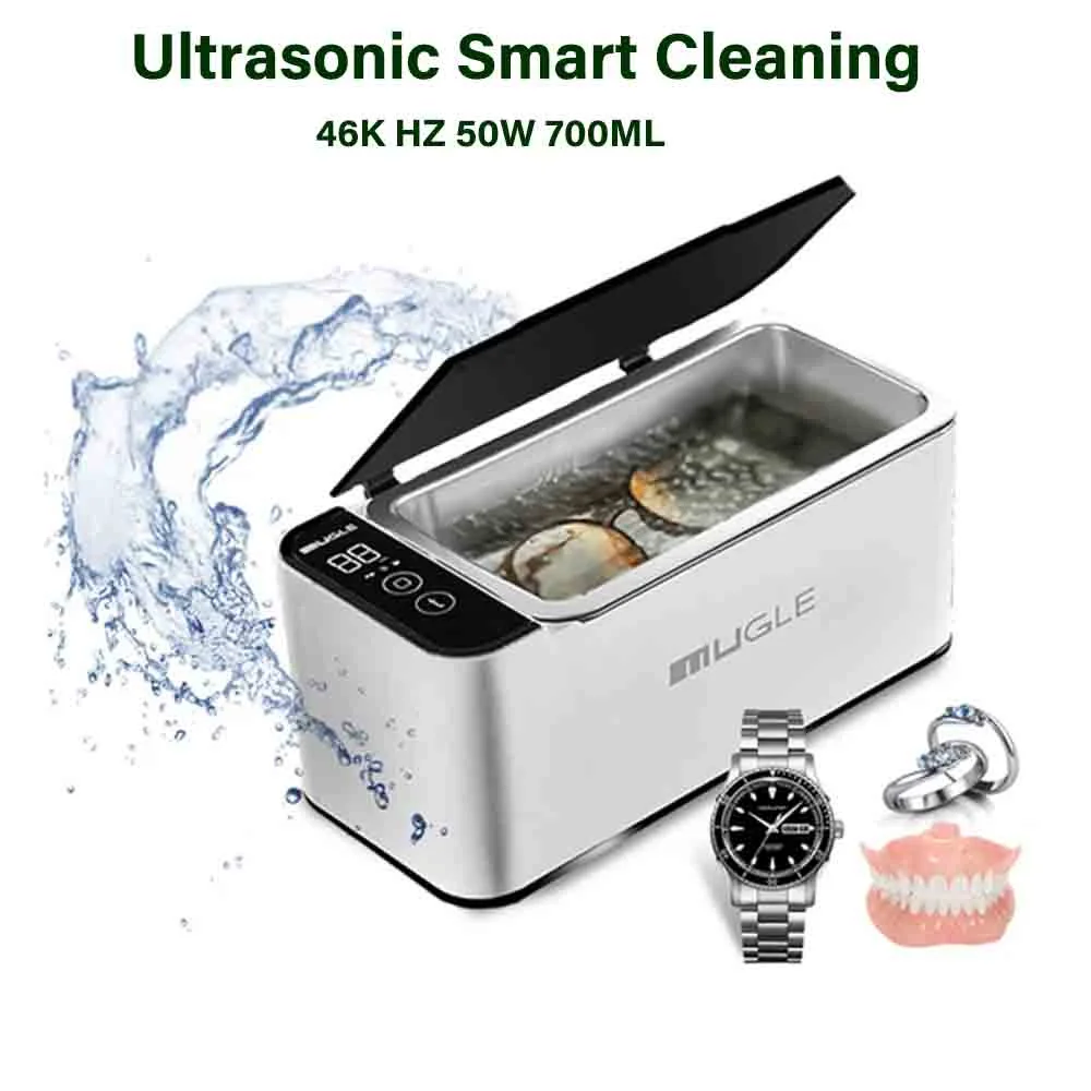 Description Picture 2 of item700ML Ultrasonic cleaner machine,50W jewelry Glasses cleaning machine, suitable for cleaning rings, glasses, watches,razor blade