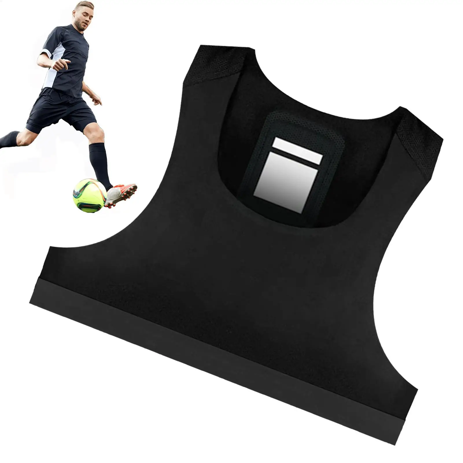 Portable Breathable Football Performance Vest No Tracker for Activity Trackers for Men Women Multipurpose Soccer Training Vest