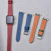 Bracelet en cuir léger pour Apple Watch 49mm 45mm 41mm 44mm 40mm 46mm IWatch Series 10 9 8 7 SE Ultra 2 3 5