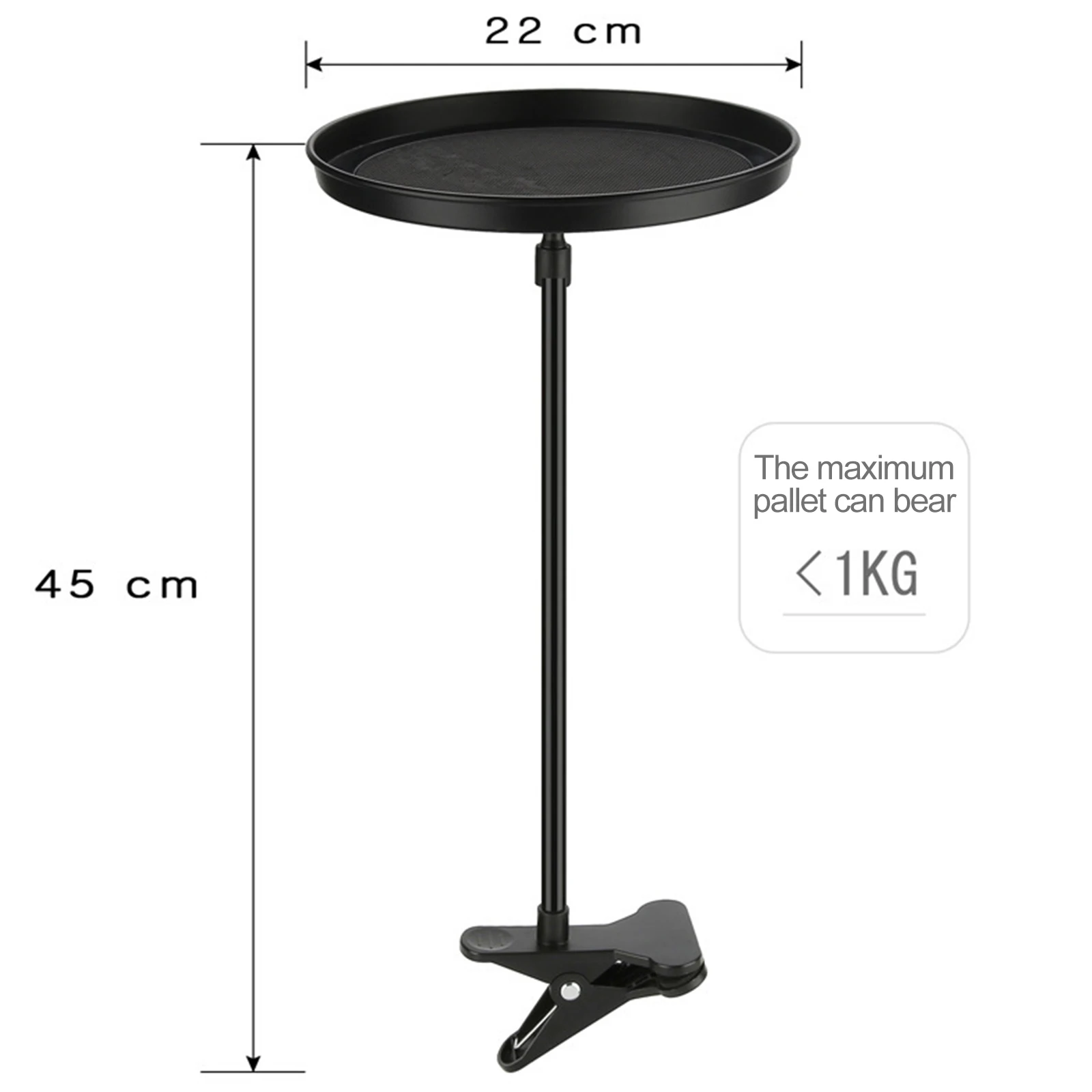 Car Storage Gadget Car Food Tray Non-Skid ABS Organizer Adjustable Mount Fit for Automobile