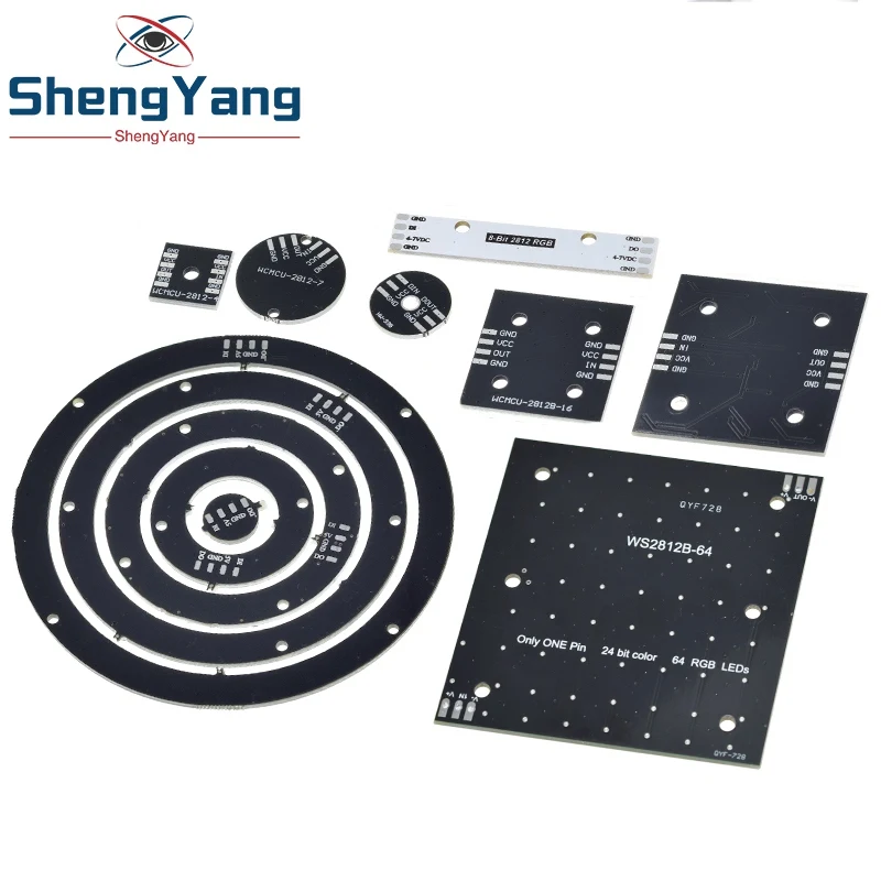 LED Matrix Module 4 8 12 16 channel WS2812 WS2812B WS2811 5050 RGB 5V 1Bit-24Bit