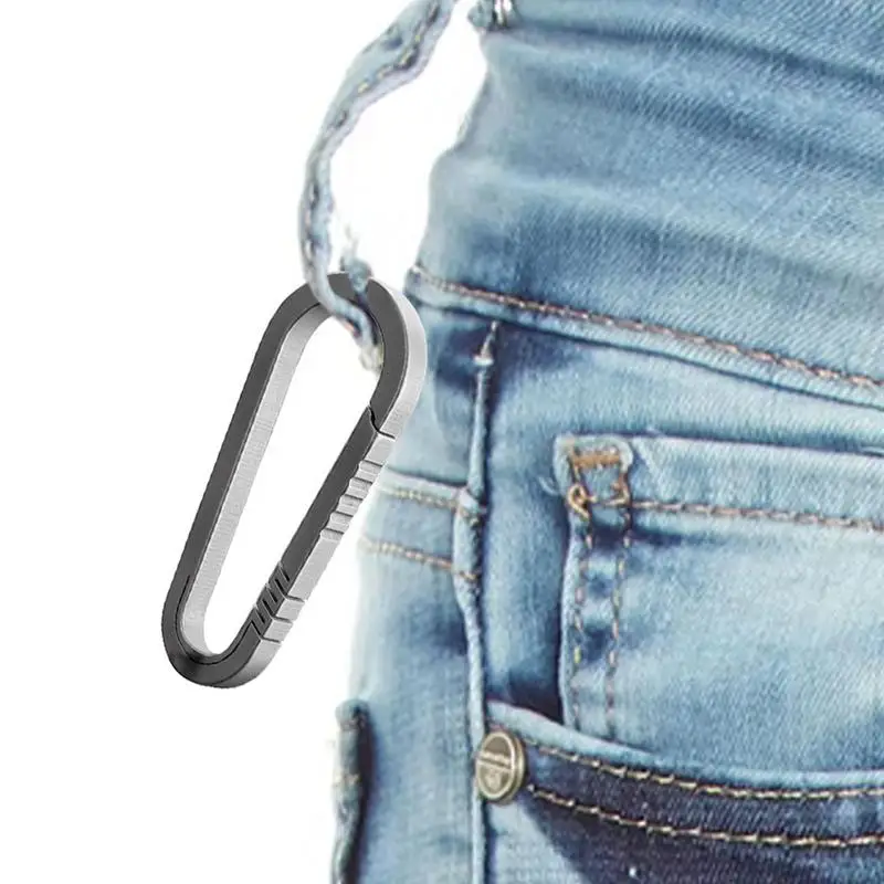 

Outdoor Camping Carabiner Hook Aluminum Alloy Carabiner Clips Mini Reusable Outdoor Keychain Hook Clips For Backpack Hiking