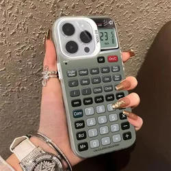 Humorous Retro Calculator Design Shockproof Phone Case with Bumper Protection - iPhone 12 Pro (1)