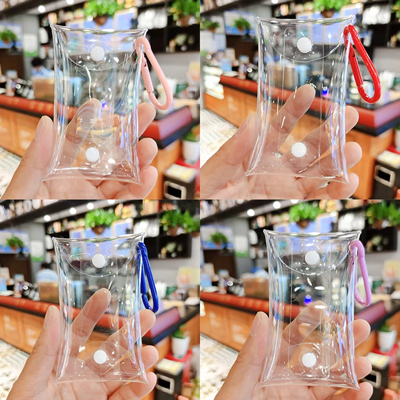 Coin Purse PVC Clear Mini Female Purses Women Kids Girls Key Lipstick Earphone Coin Storage Bags Wallet Pouch