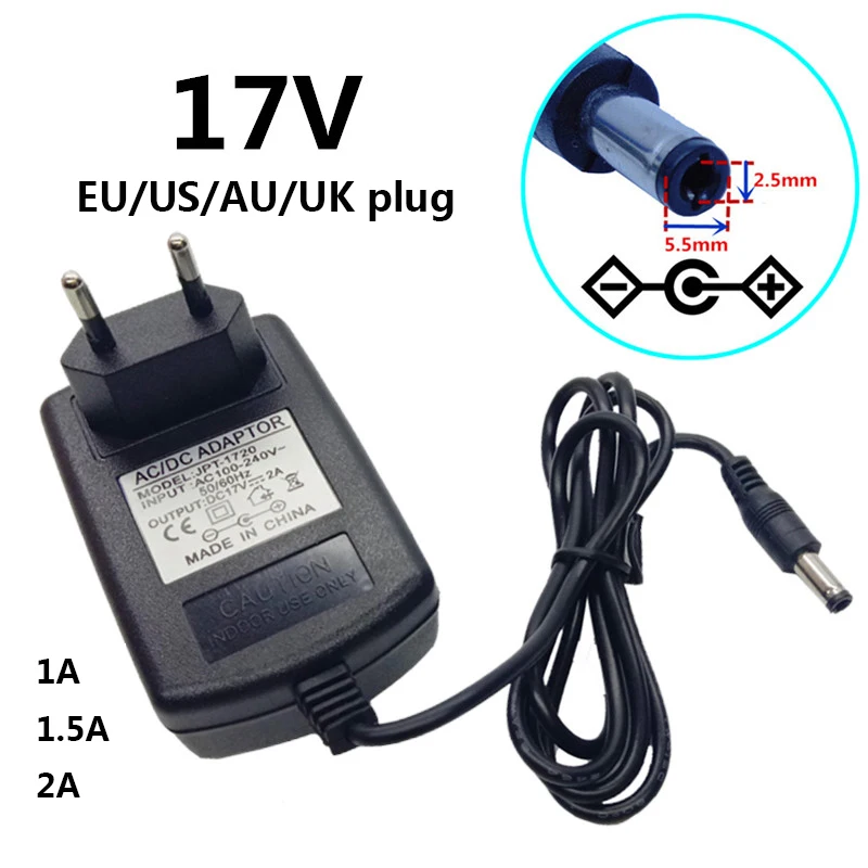 Adaptateur Secteur Universel 17 En 1 - 8V, Connecteur 6.5*4.4mm - Remplacement 450mA à 800mA - Marque Française