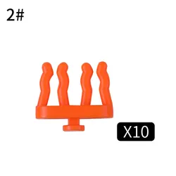 10-Pack Wall-Mounted Garage Organizer for Tools and Hardware Storage (2-hook)