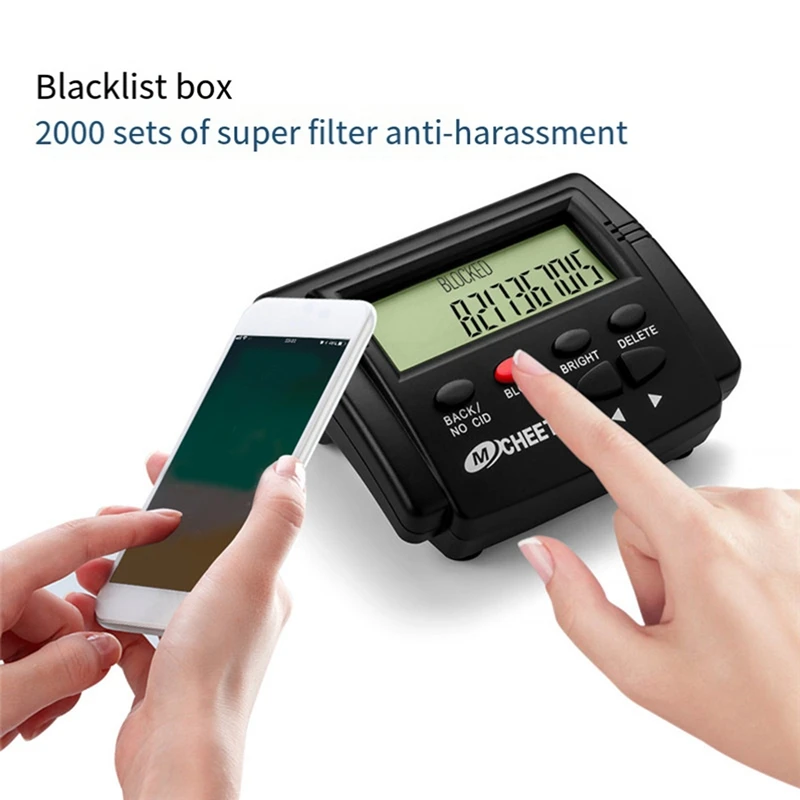 2000 Group High Capacity Call Blocker Anti-Nuisance Incoming Call Phone Blocker +LCD Display 1Set
