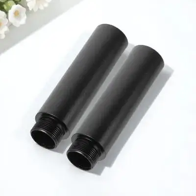 2Pcs 마이크 브래킷 연장 튜브 알루미늄 합금 충격 마운트 홀더 용 견고한 마이크 스탠드 익스텐더 마이크 연장 튜브