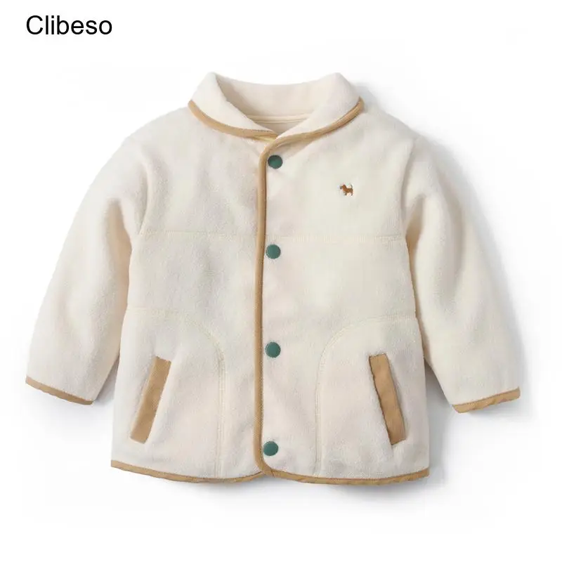 

2024 Clibeso Baby Boy Jacket Autumn Winter Infants Designer Coats Children Cotton Casual Spanish Clothes Kids Boutique Outdoor