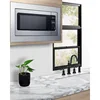 Summit 27” and 30" Built-In Microwave Oven Stainless Steel, 2.2 Cubic Feet, with Trim Kit Digital Control Panel, 1200W (30 Inch) 2