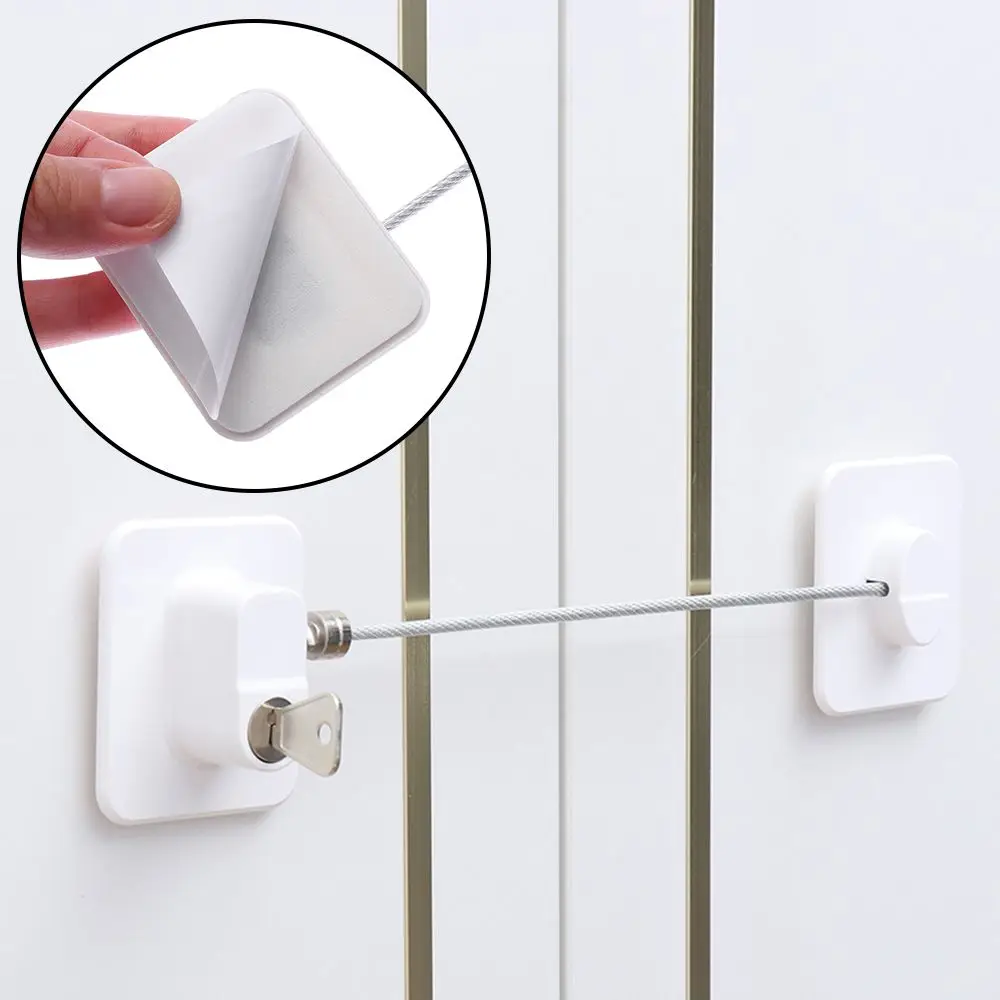 1 Pc Baby Safety Refrigerator Lock With Keys or Coded Lock Infant Cabinet Locks Sliding Closet Door Lock Children Protection