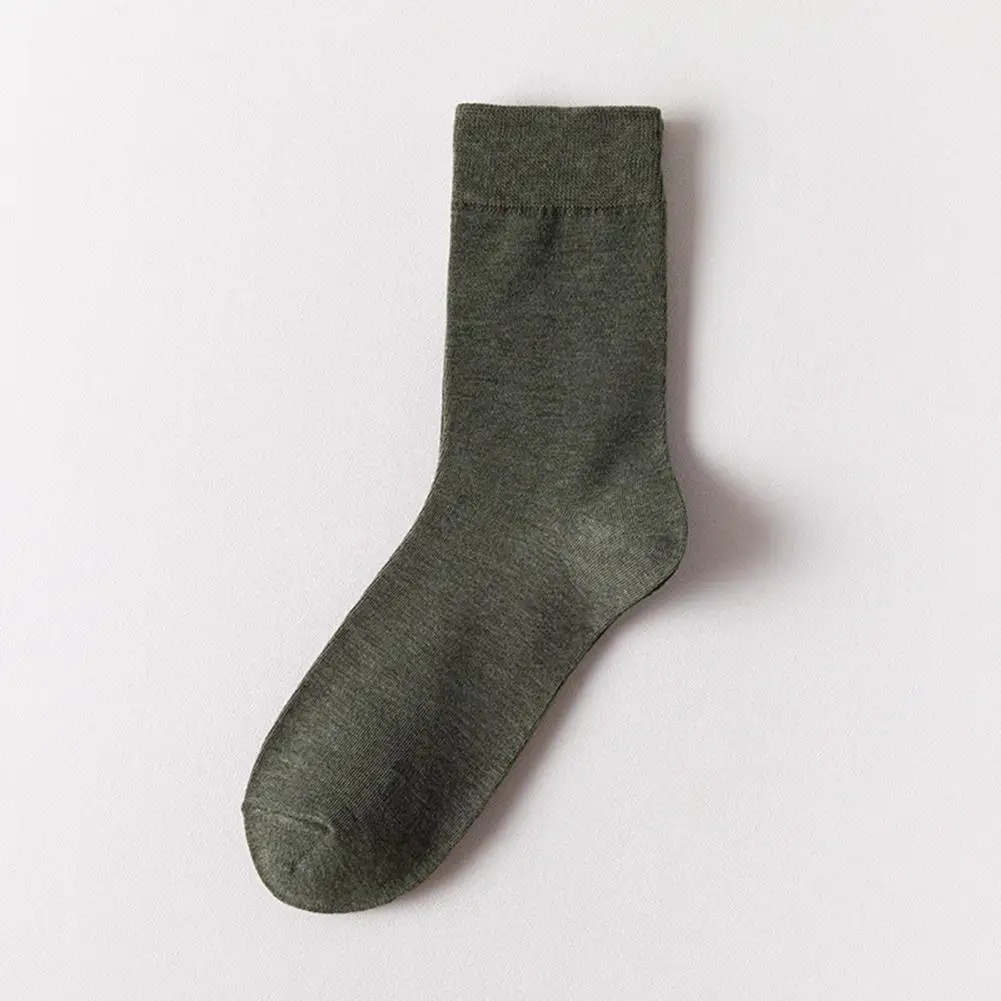 

Retro Women Stockings Women's Retro Solid Color Mid-tube Sports Socks with High Elasticity Anti-slip for Breathable for Men