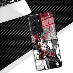 Vintage Anime NANA Osaki Character Glass Phone Case Cover - Galaxy S24 Plus (Black1)