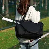 1PCS Tennis Bag for Women Men - Large Tennis Racket Tote with Dry/Wet Pocket - Multi-Sport Shoulder Bag for Badminton,Pickleball