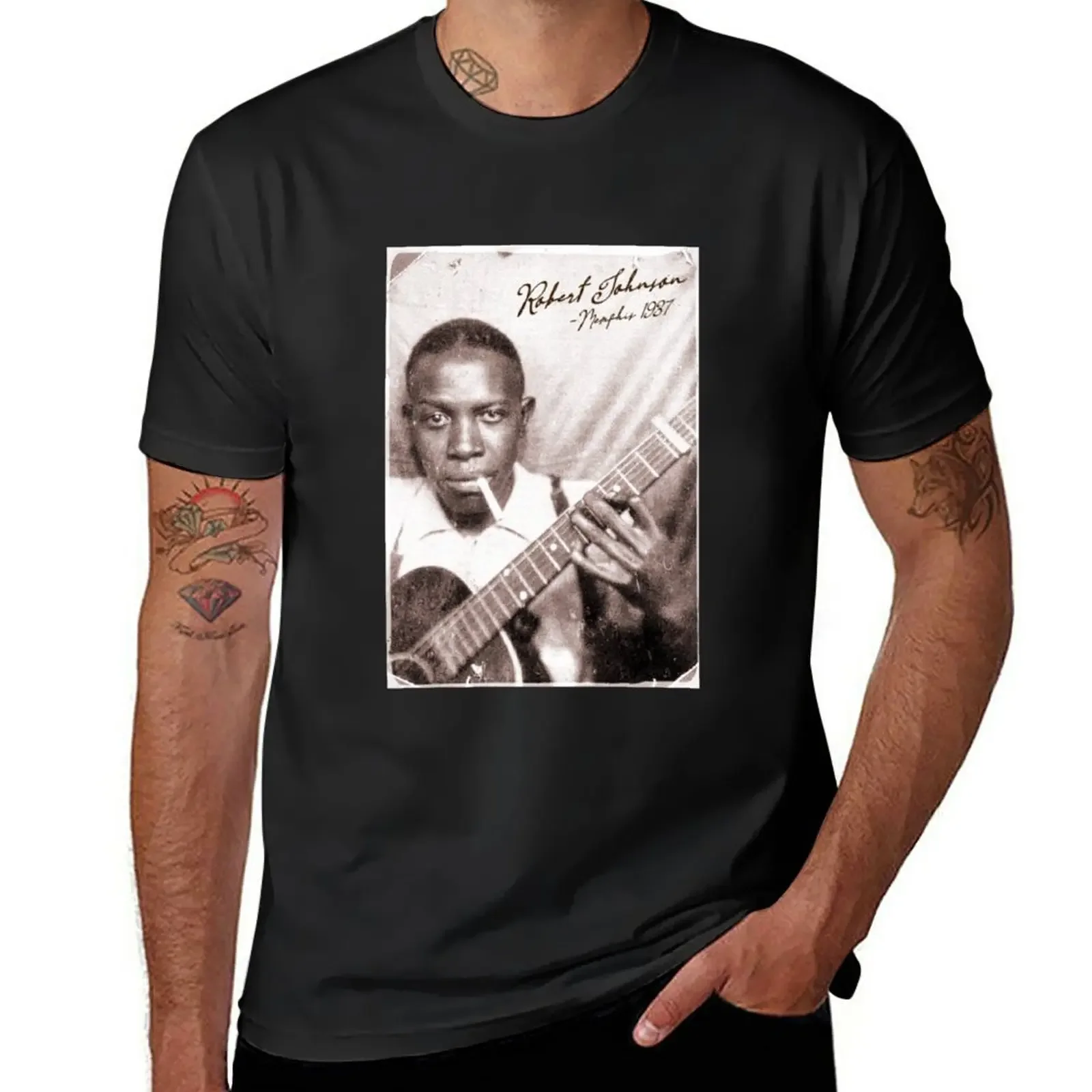 

Robert Johnson T-Shirt aesthetic clothes hippie clothes plain t shirts men