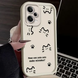 Cute Cartoon Cat & Dog Soft Phone Case Cover for Redmi 14C (14R) (1)