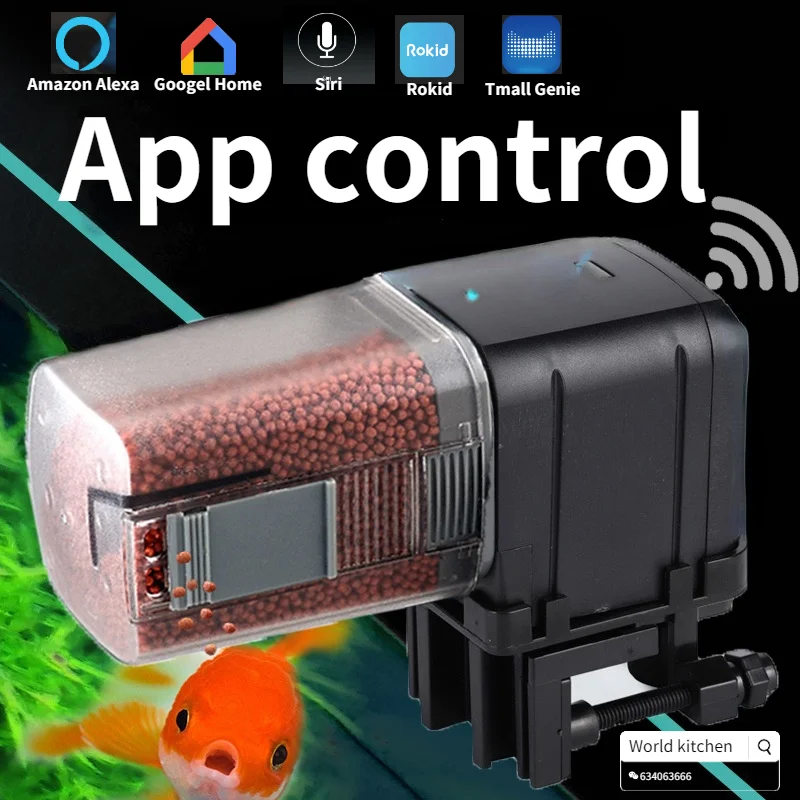 Automatic Aquarium Fish Tank Food Feeder Timing/wifi Wireless