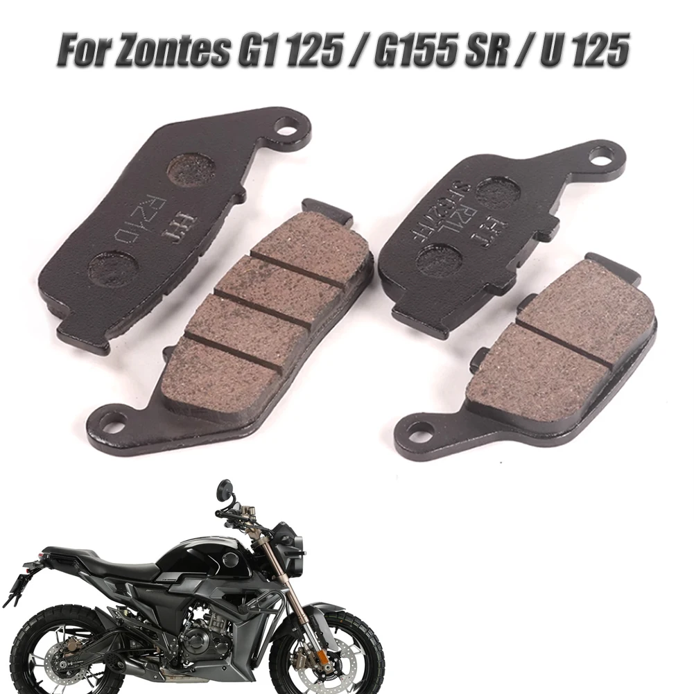 Передние тормозные колодки для мотоцикла, задняя колодка, дисковые Тормозные колодки для Zontes G1 125 / G155 SR / U 125 / U1 125 / U1 155 / Z2