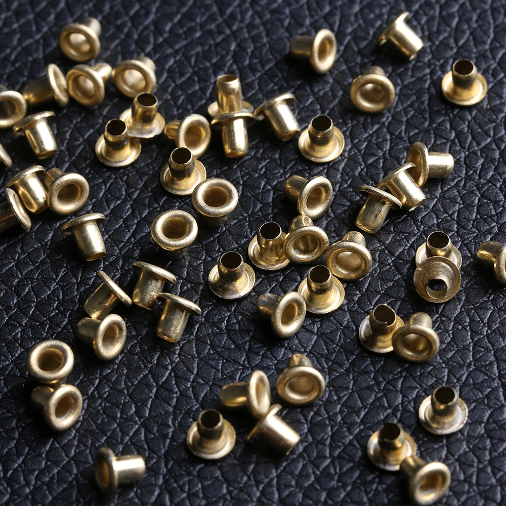 Metal Eyelet Buttons 50Pcs/Set Metal Eyelet Buttons 1.5/2.0/2.5 MM Mini Ultra-small Belt Buckle Shoes Clothes Sewing Accessory Diy Dolls Buckles