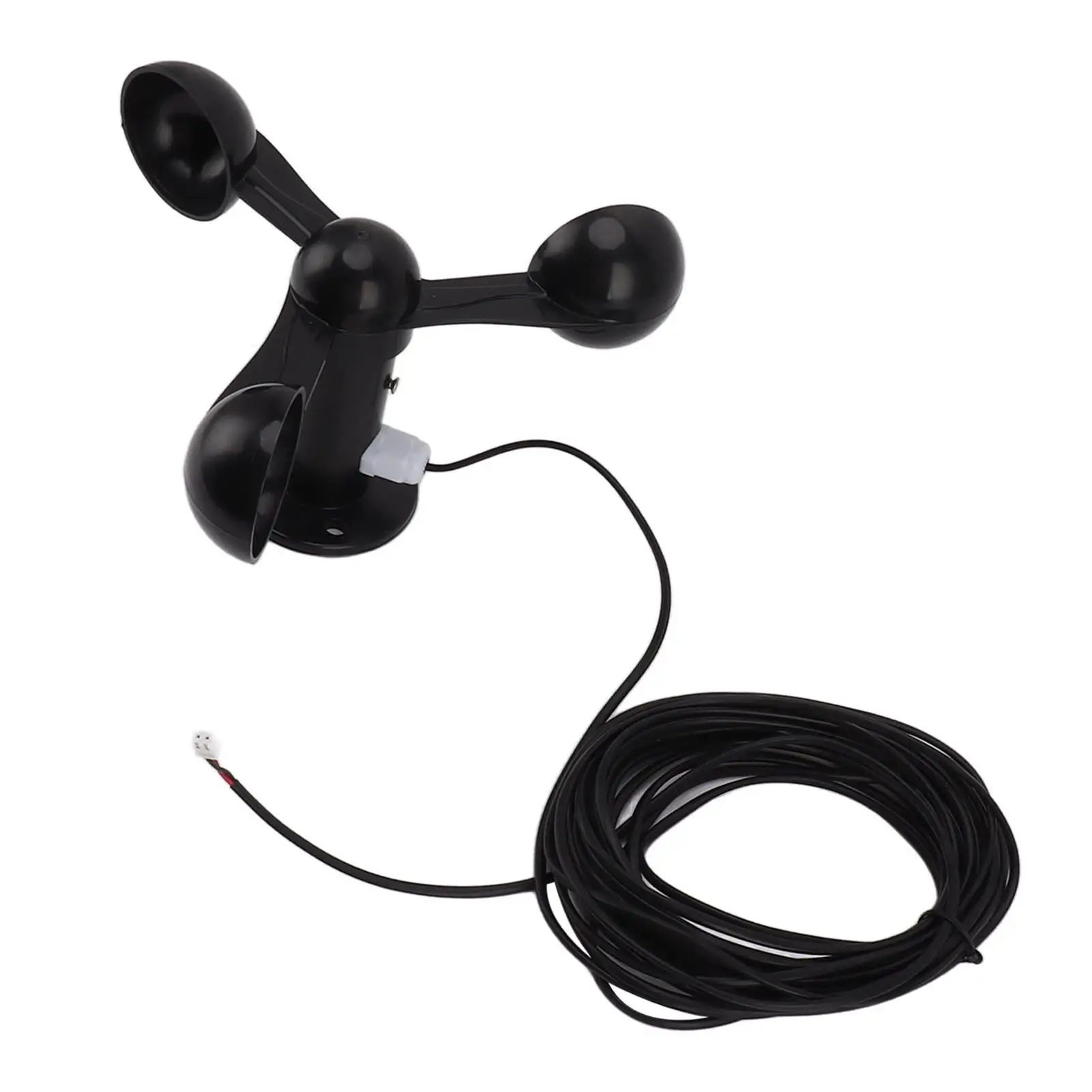 Anemometer Wind Speed Sensor for Monitoring 3-Cup Wind Speed Detector