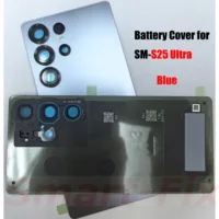(O-E-M) for SAM-S25 Ultra 5G Back Battery Cover Glass Rear Housing Cover Case Replacement With Camera Lens for 25Ultra SM-S938B 4