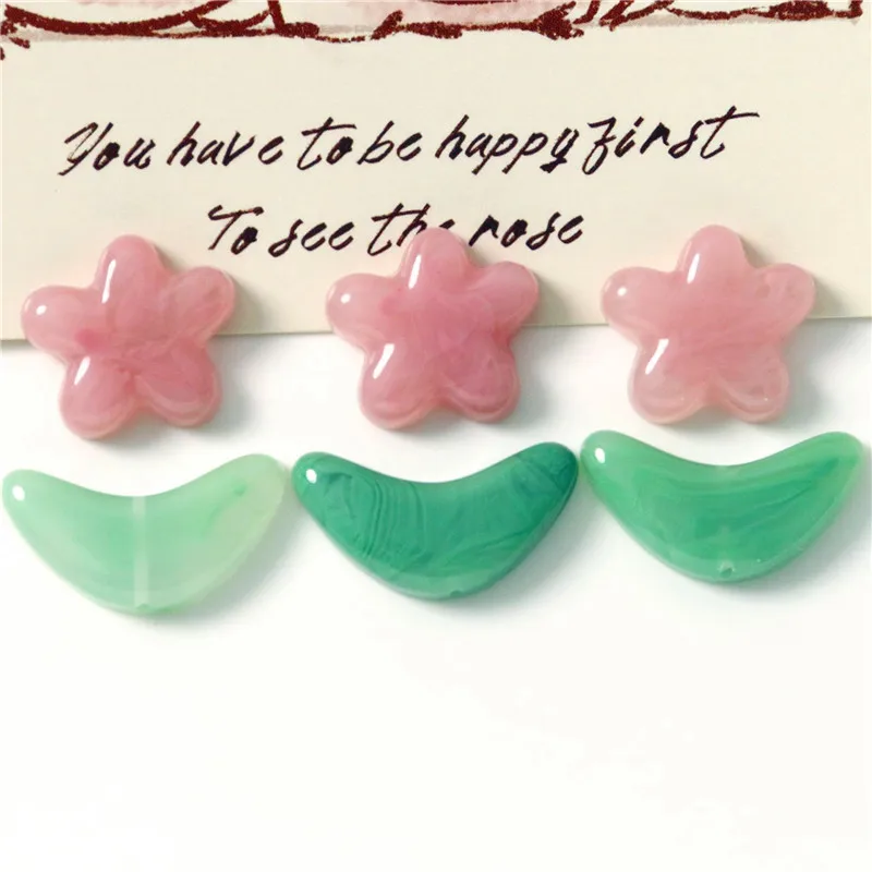 

60 шт., бусины для ювелирных изделий, 26 х13 мм