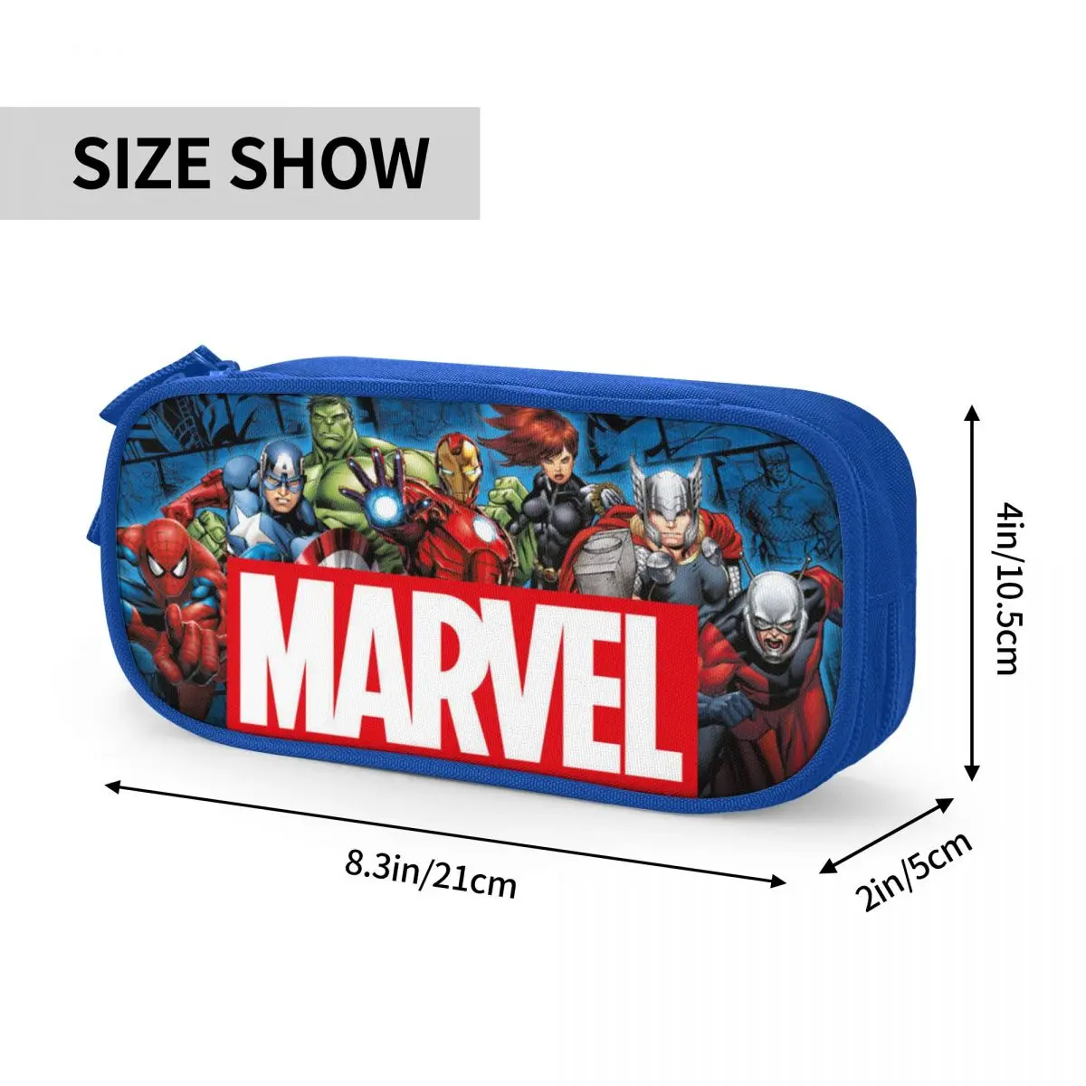 Comics Characters Pencil Case Pen Holder Bags Storage School Supplies Cosmetic pencil cases,stationery box,pen storage bag,pencil holder