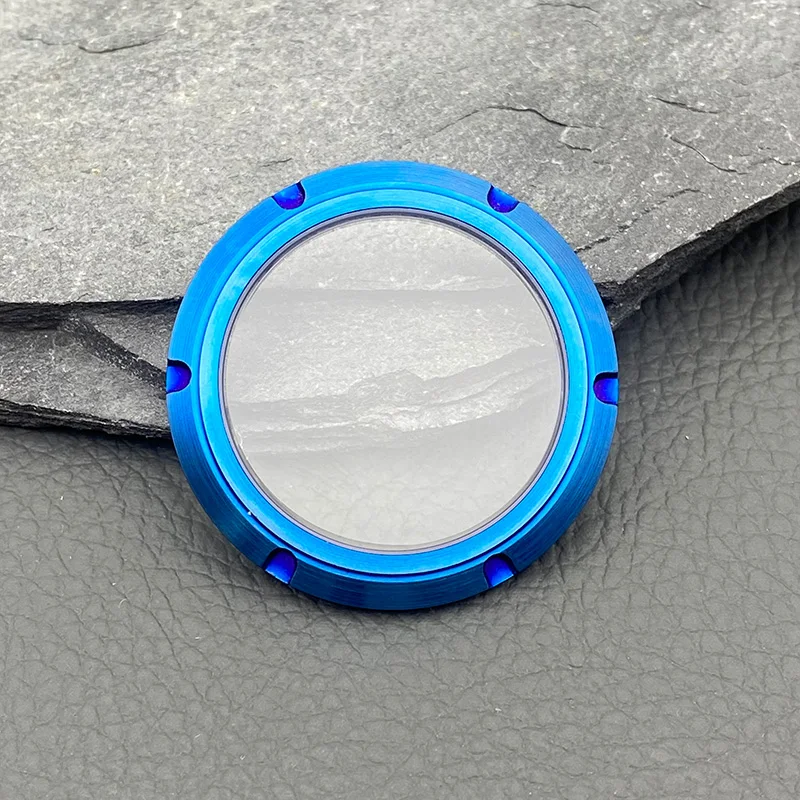 Enhanced Transparent Glass Sapphire Caseback for Automatic Movement Watch Cases