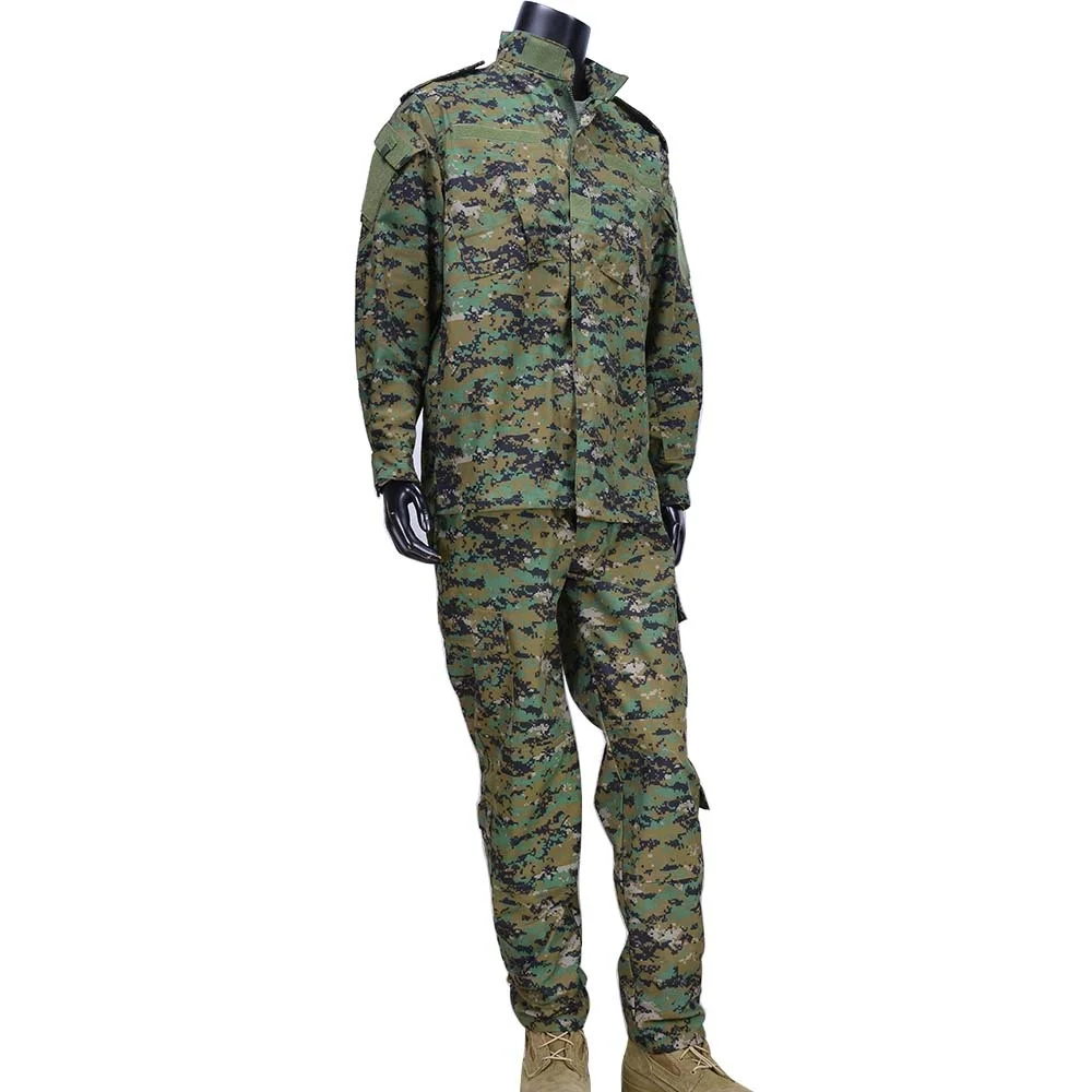  Uniform Airsoft Tactical BDU Combat Suit Woodland Camouflage Battlefield Training Clothes Men's Hunting Clothing