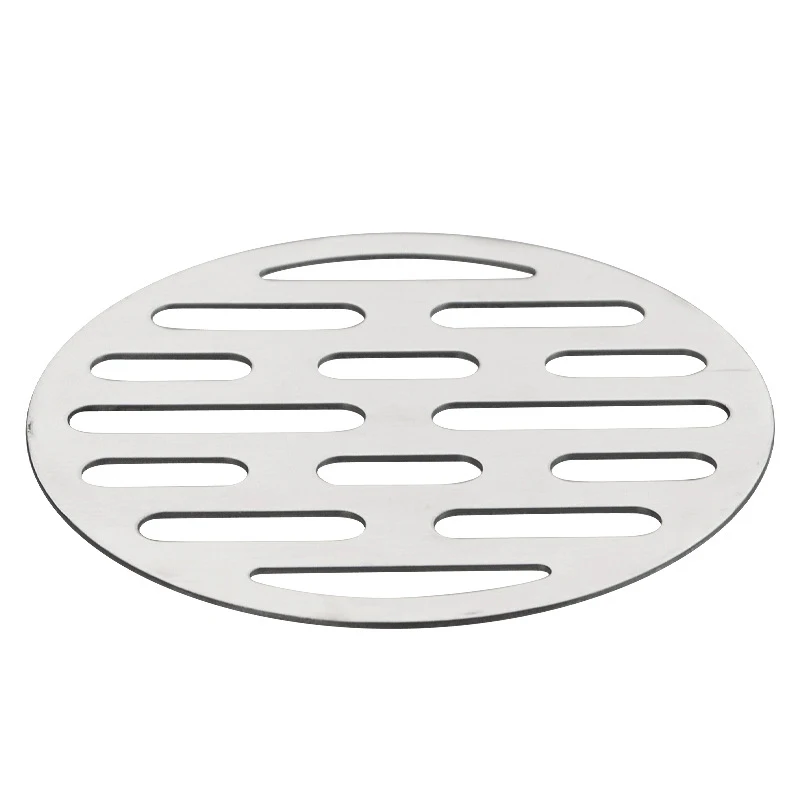 Floor Drain Covers Anti-clogging Bathroom Stainless Steel Round Floor Drain Cover Plate 10/11.2/11.7/12CM 1Pcs floor drain filter shower drain cover floor drain